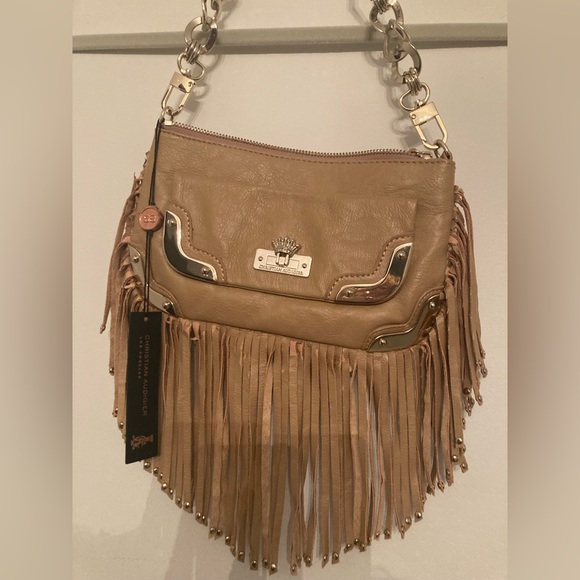 Christian Audigier Handbags - Christian Audigier fringe purse